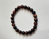 Bracelet de luxe fait main en laiton naturel vintage certifié IGI avec perles de 8 mm pour les sept chakras, idéal pour les bijoux de mode et les cadeaux d'anniversaire