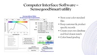 Sensegood Portable Digital Spectrophotometer CIE LAB Color Measurement Visible Handheld Device Hunter Lab DeltaE DE DL Da Db