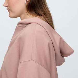 Nardon Apparel otoño nueva llegada suelta Zip Up Sudadera con capucha mujer manga larga cintura ajustada diseño precio barato transpirable - Product Image 6