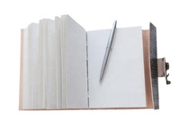 Cuaderno A5 NEW ERA Hecho a Mano, con Grabado en Piedra Medieval, Cosido con Hilo de Cuero, con Cierre, Siete Chakras, para Uso Escolar y de Oficina