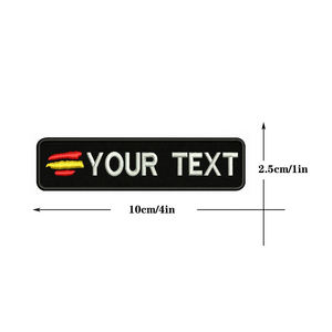 Patchs en silicone 3D en forme de cœur avec broderie personnalisée de texte et de nom, à repasser sur les chapeaux, meilleure qualité - Product Image 5