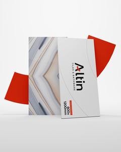 กระเบื้องเซรามิคเคลือบเงาพอร์ซเลนขนาด600x1200มม. สีฟ้าเข้มสไตล์อิตาเลียนดีไซน์หนังสือขนาด60x120ซม. สำหรับตกแต่งภายใน - Product Image 1