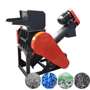 Recycle Pet Crusher Machine Bottle Crusher Machine Steel Machine Shredder Pet Plastic Convert Pet to Polyester Fiber