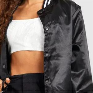 เสื้อแจ็กเก็ตบอลสำหรับขี่มอเตอร์ไซค์ผ้าซาตินสำหรับทุกเพศ3D ทึบลายพรางด้านหน้าแบบหลวมสไตล์เป็นทางการงานออกแบบได้ตามต้องการ - Product Image 5
