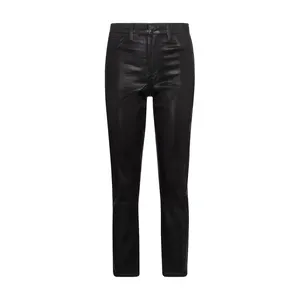 2022 pantaloni in pelle nera di alta qualità pantaloni da donna pantaloni caldi addensati in pelle PU Leggings a vita alta