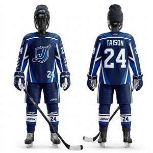 Women Ice Hockey Uniform 240 GSM Premium Polyester Mesh Dark Green Red <b>White</b> <b>Panel</b> Design Custom Embroidery Logo - Product Image 4