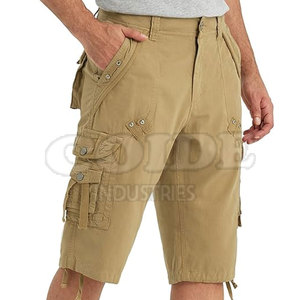 Pantalones vaqueros para hombre con logotipo personalizado pantalones cortos vaqueros ajustados hasta la rodilla a la moda Pantalones cortos vaqueros para hombre personalizados - Product Image 1