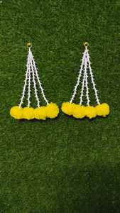 Caléndula artificial esponjosa con borlas de Rajnigandha perfectas para Diwali, Navratri, boda, hogar, entrada de la puerta principal, decoración del templo - Product Image 4