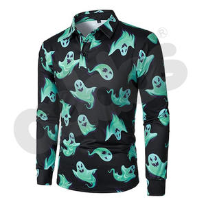 Camiseta Polo de manga larga de alta calidad para hombre, camisas de trabajo de algodón 100%/Nueva camiseta personalizada informal de manga larga para hombre - Product Image 2