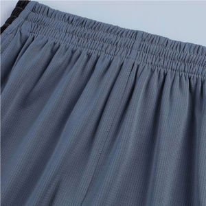 ชุดกีฬาบาสเก็ตบอลสำหรับผู้ชายชุดออกกำลังกายสีแดงและน้ำเงิน - Product Image 6