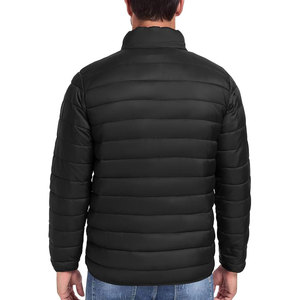 Ultimate Winter Puffer <b>Jacket</b> with Stand Collar Windproof Hoodie Full Zipper Front Pockets-Custom Size <b>Lightweight</b> Warmth - Product Image 5