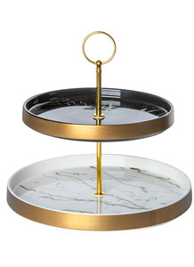 Top Sale Handmade Metal 2 Tier <b>Cake</b> Pastry Stand Display Cupcake Stands Stands <b>Cake</b> <b>Tools</b> in Best Price - Product Image 5