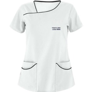 Uniformes de soins infirmiers médicaux de haute qualité OEM vente en gros médecin infirmière hôpital médical logo personnalisé gommages par sublimation complète - Product Image 1