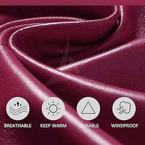 Gants de dressage tactiles en cuir sur mesure pour l'hiver – Doublure en laine douce et confortable de haute qualité, design sportif - Product Image 4