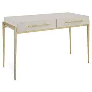 Modern Sculpted Iron Cutout Side <b>Table</b> with Marble Top - Product Image 3