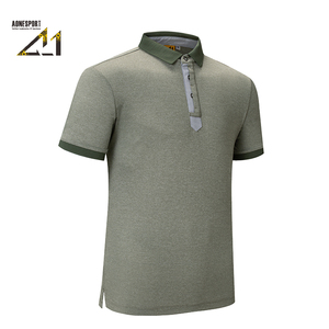 เสื้อโปโลผู้ชาย A-1 ผ้าเนื้อนิ่ม แห้งเร็ว ระบายอากาศได้ดี ยืดหยุ่น สวมใส่สบาย สไตล์กอล์ฟ ทรงปกติ ผ้าถัก - Product Image 1