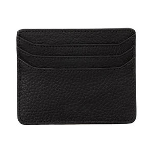 Tarjetero ligero de cuero genuino para hombre, diseño OEM personalizado para tarjetas de crédito, estilo de moda internacional Rayvik - Product Image 1