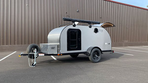 Custom <b>Mini</b> Teardrop Camper Trailer MiniTravel Trailer Compact Teardrop Camping Trailer for Sale - Product Image 5
