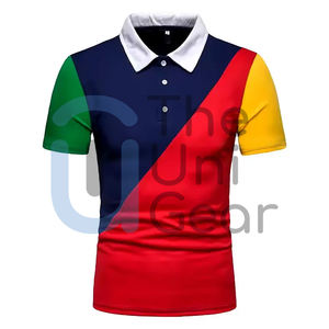 เสื้อผู้ชายถักคุณภาพสูงแบบใหม่ สำหรับใส่ลำลอง เล่นกีฬา ออกกำลังกาย ตีกอล์ฟ แห้งเร็ว ขายส่ง - Product Image 5