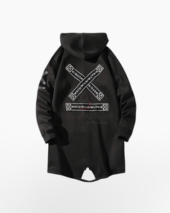 Veste d'hiver pour hommes de style Tech Wear avec logo personnalisé Service OEM imperméable et coupe-vent avec capuche pour une utilisation extérieure décontractée - Product Image 3