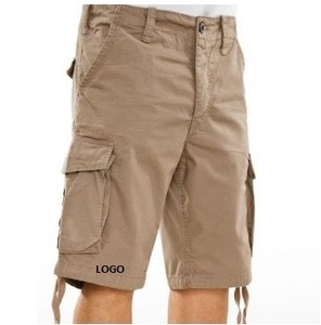 Venta al por mayor en blanco liso logotipo personalizado Color sólido hombres Cargo pantalones cortos Hip Hop gran oferta Cargo corto para hombre moda Cargo bolsillo pantalones cortos - Product Image 1