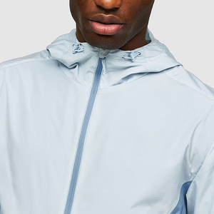 Veste coupe-vent de chasse et de randonnée personnalisée avec couleur et logo pour homme, vêtements d'extérieur coupe-vent, vestes softshell à fermeture éclair intégrale avec capuche - Product Image 5