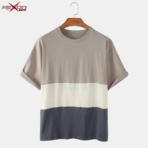 Nuevo diseño OEM de alta calidad 100% algodón ajuste suelto impreso en blanco hombres camiseta de gran tamaño Streetwear camisetas para hombres - Product Image 3