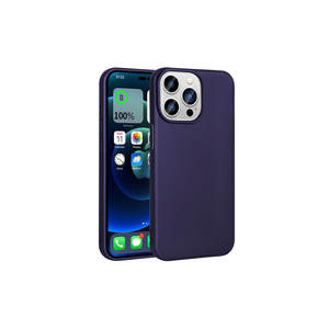 Funda Protectora de Silicona Líquida Premium Netzy SAFA Premier Azul Marino para iPhone 15 Pro Max Plus, Estilo 'Ins' - Product Image 1