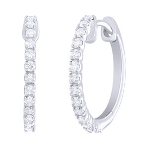 ต่างหูทองคำขาว18K สำหรับผู้หญิง2025อินเทรนด์พร้อมต่างหูเพชรที่หายากสำหรับงานแต่งงานเครื่องประดับแฟชั่น - Product Image 3