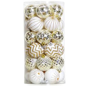 Ornement de boule d'arbre de Noël de paillettes Offre Spéciale décoration suspendue de porte d'entrée pour le support et les accessoires de fête de vacances - Product Image 1