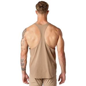 Venta al por mayor de artículos de nueva tendencia de moda de calidad duradera con precio ajustable personalizar camiseta sin mangas con logotipo - Product Image 2