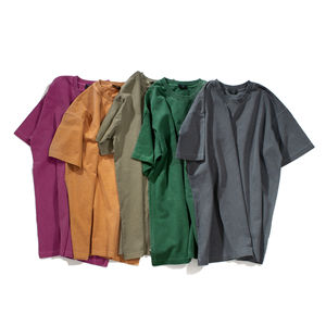 Nouveau design de luxe en coton de qualité, coupe ample, petite marque à épaules tombantes, t-shirt blanc surdimensionné pour hommes - Product Image 1