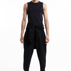 กางเกงเลานจ์ลำลองทรงสลิมฟิตสำหรับผู้ชายกางเกงยืดแห้งเร็วปักลายสำหรับฤดูร้อน - Product Image 2