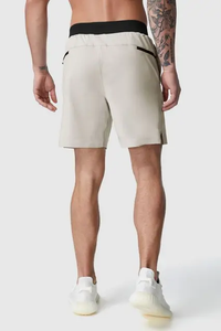 Short d'athlétisme de basket-ball de gymnastique avec logo personnalisé pour hommes Style de rue solide non tissé Entraînement Fitness Sports Jogger Streetwear - Product Image 6