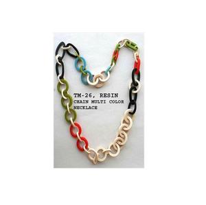 Collier en résine époxy fait main aux couleurs mélangées pour femmes, design classique, bijoux chrétiens de haute qualité pour les mariages, les fêtes, les cadeaux - Product Image 4