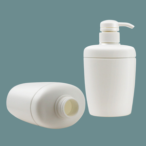 Wholesale New Shape 450ml Transparent PET Shampoo <b>Bottle</b> <b>for</b> Skin Care Facial Cleanser Cosmetics ISO 9001 Certified Pavico Brand - Product Image 2