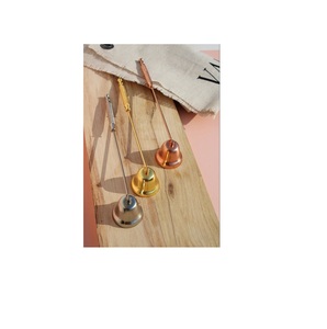 Accesorios para velas grabadas, juego de recortadora de mechas para velas, encendedor de velas de oro rosa negro, venta al por mayor - Product Image 1