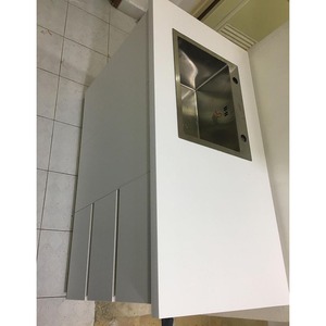 ตู้ครัวไม้ยางพาราขนาดกะทัดรัดพร้อมเคาน์เตอร์หิน 120x60x80 ซม. TBD68001 - Product Image 2