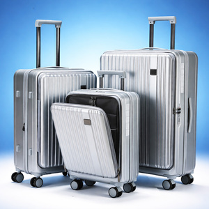 סט מזוודות קשיחות אלגנטיות עם גלגלים שקטים, רוכסן חסין פיצוץ וגימור יוצא דופן, סט מזוודות <span class=keywords><strong>3</strong></span> חלקים - Product Image 1