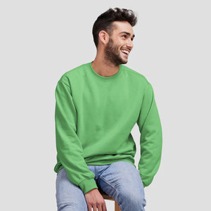 100% algodón suelto otoño adulto sudaderas con capucha Tops ropa colorida algodón Casual sólido liso sudadera - Product Image 1