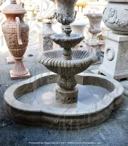 Garden Water Fountain Best Price Customized Garden Outdoor Decorative Stone Marble Water Fountain Indoor Home decoration