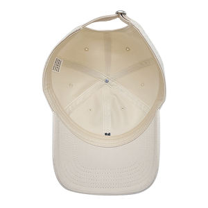 Venta al por mayor 6 paneles sombreros de papá 100% lana ajustable deportes gorras de béisbol con logotipo bordado personalizado para la playa - Product Image 4