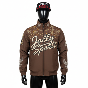 Veste Softshell Premium pour Homme en Tissu Extensible Marron avec Détail Brodé Panneaux d'Épaule Avant Logo Personnalisé Veste Softshell pour Homme - Product Image 1