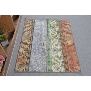 Alfombra Vintage de Lana Marrón Turca de 29x38 Pies, Alfombra de Área Grande para Sala de Estar, Estilo Clásico Patchwork con Respaldo de Látex para Adolescentes - Product Image 3