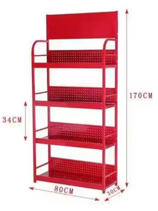 Rack d'entretien automobile en métal personnalisé pour l'emballage d'huile de lubrifiant Meubles d'affichage d'huile moteur pour un assemblage facile pour la salle d'exposition - Product Image 5