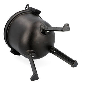 Pot de calfeutrage en <span class=keywords><strong>fonte</strong></span> préfabriquée/émaillée de 15l, Pot de chasse en <span class=keywords><strong>fonte</strong></span> d'afrique du sud avec pieds sur un feu ou un brûleur à gaz - Product Image 4