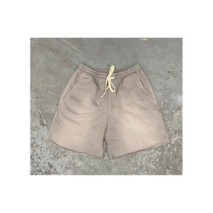 กางเกงขาสั้นผู้ชายผ้ายืดเอวสูงและกระเป๋าข้างแห้งเร็วระบายอากาศได้ดีกางเกงขาสั้นซักได้ดี - Product Image 1