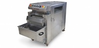 Suiser Makine Notenroostermachine 15 kg/uur RVS Elektrisch met bedieningspaneel en wielen