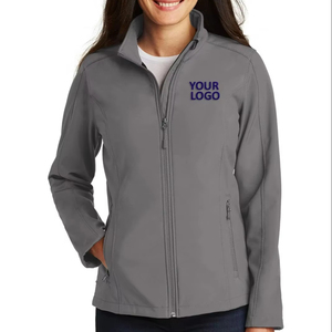 Diseño personalizado Logo Nombre Textos Costura Chándal Chaquetas Bordado personalizado Agregar Logo Textos Sport-Wick Flex Fleece Softshell Chaquetas - Product Image 1