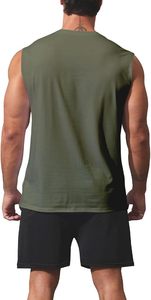Chaleco deportivo sin mangas para hombre, camiseta sin mangas para entrenamiento de gimnasio, ropa deportiva transpirable de secado rápido para correr y entrenar - Product Image 2